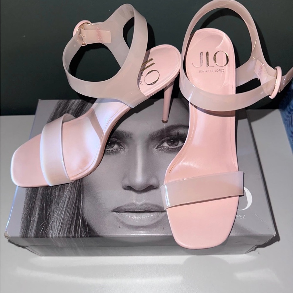 Jennifer Lopez Blush Pink Heels